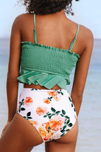 
                        
                          Muat gambar ke penampil Galeri, CUPSHE Women's High Waist Bikini Swimsuit Ruffle Smock Floral Print Two Piece Bathing Suit
                        
                      