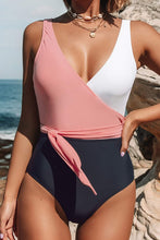 
                        
                          画像をギャラリービューアに読み込む, CUPSHE Women's One Piece Swimsuit Knotted Color Block Bathing Suit
                        
                      