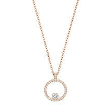 
                        
                          Load image into Gallery viewer, SWAROVSKI Creativity Circle Pendant, White, Rose-Gold Tone Plated - JOY2ESpree
                        
                      