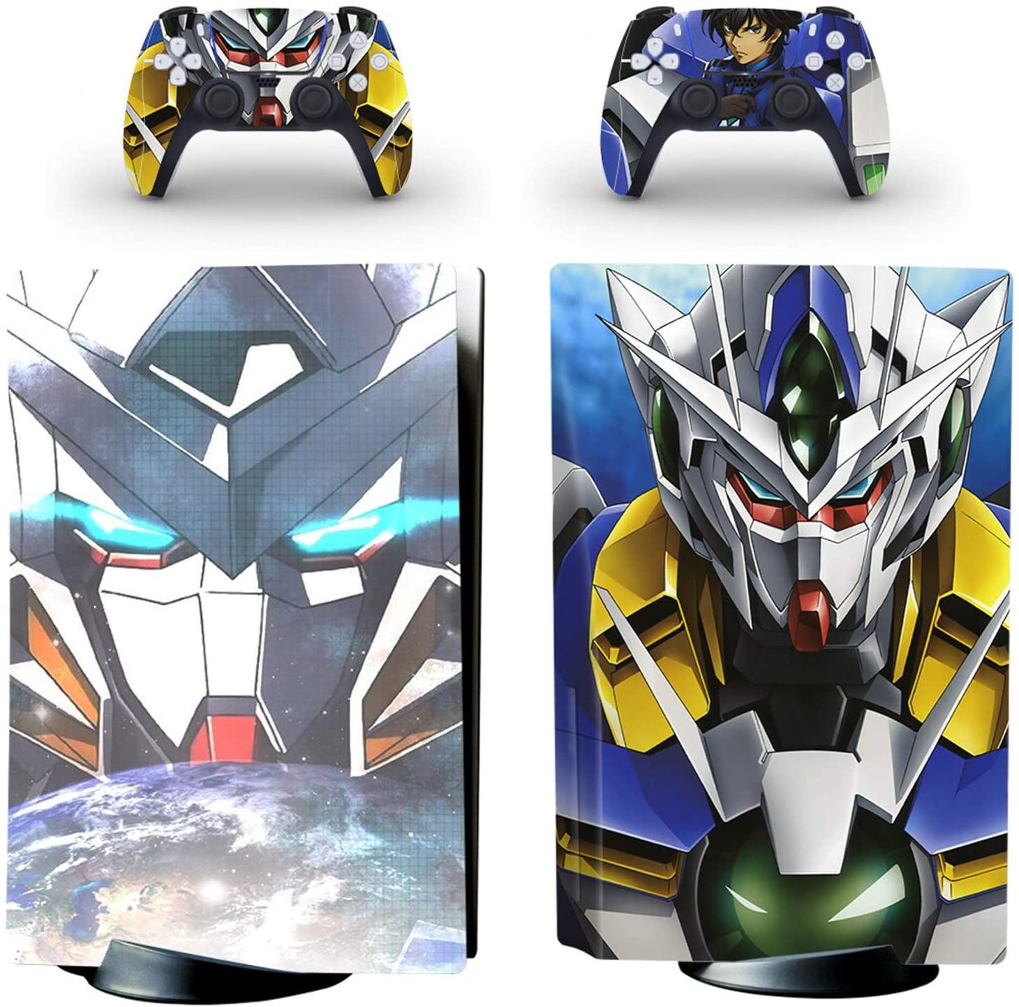 gotor Vinyl Sticker Pattern Decals Skin for PS5 Playstation 5 Console and 2 Controllers Skins (Playstation 5 Digital Edition, Type-E) - JOY2ESpree