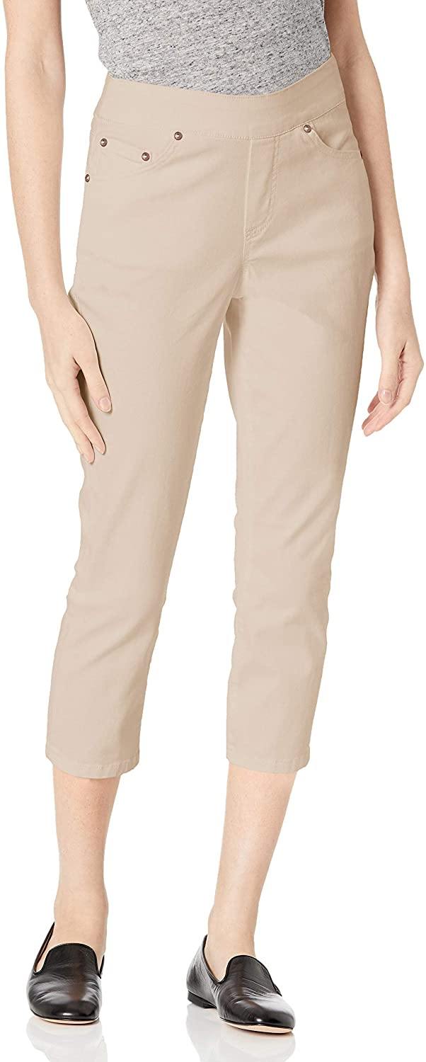Jag Jeans Women's Petite Maya Skinny Pull on Crop Pant