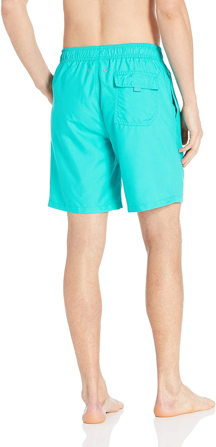 Calvin Klein Men's 7 Inch Elastic Waist Quick Dry Swim Trunk