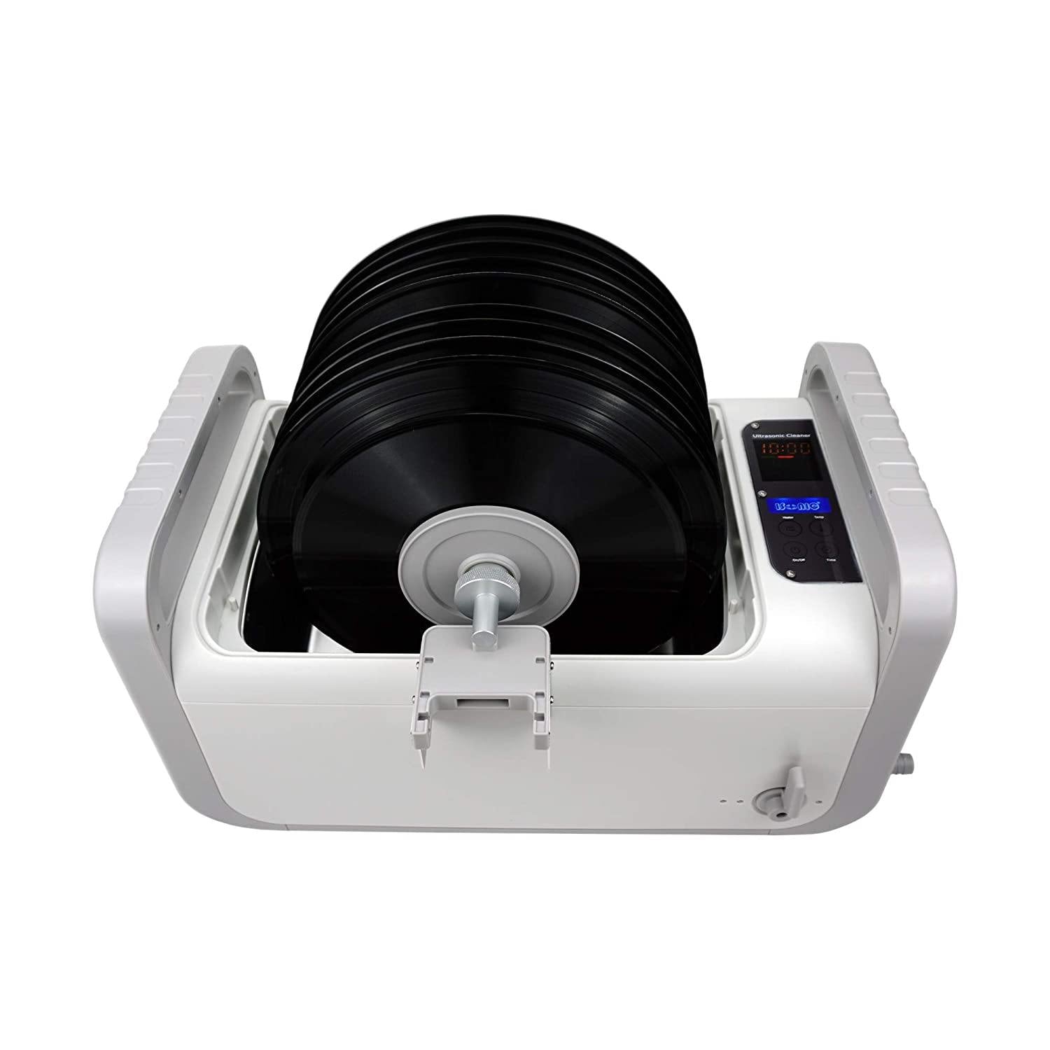 iSonic P4875II+MVR10 Motorized Ultrasonic Vinyl Record Cleaner, 110V (10-Records) - JOY2ESpree