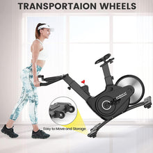 
                        
                          Muat gambar ke penampil Galeri, pooboo Magnetic Exercise Bikes Indoor Cycling Bikes Belt Driven Stationary Bike with LCD Display and Ipad Holder for Home Cardio Training - JOY2ESpree
                        
                      