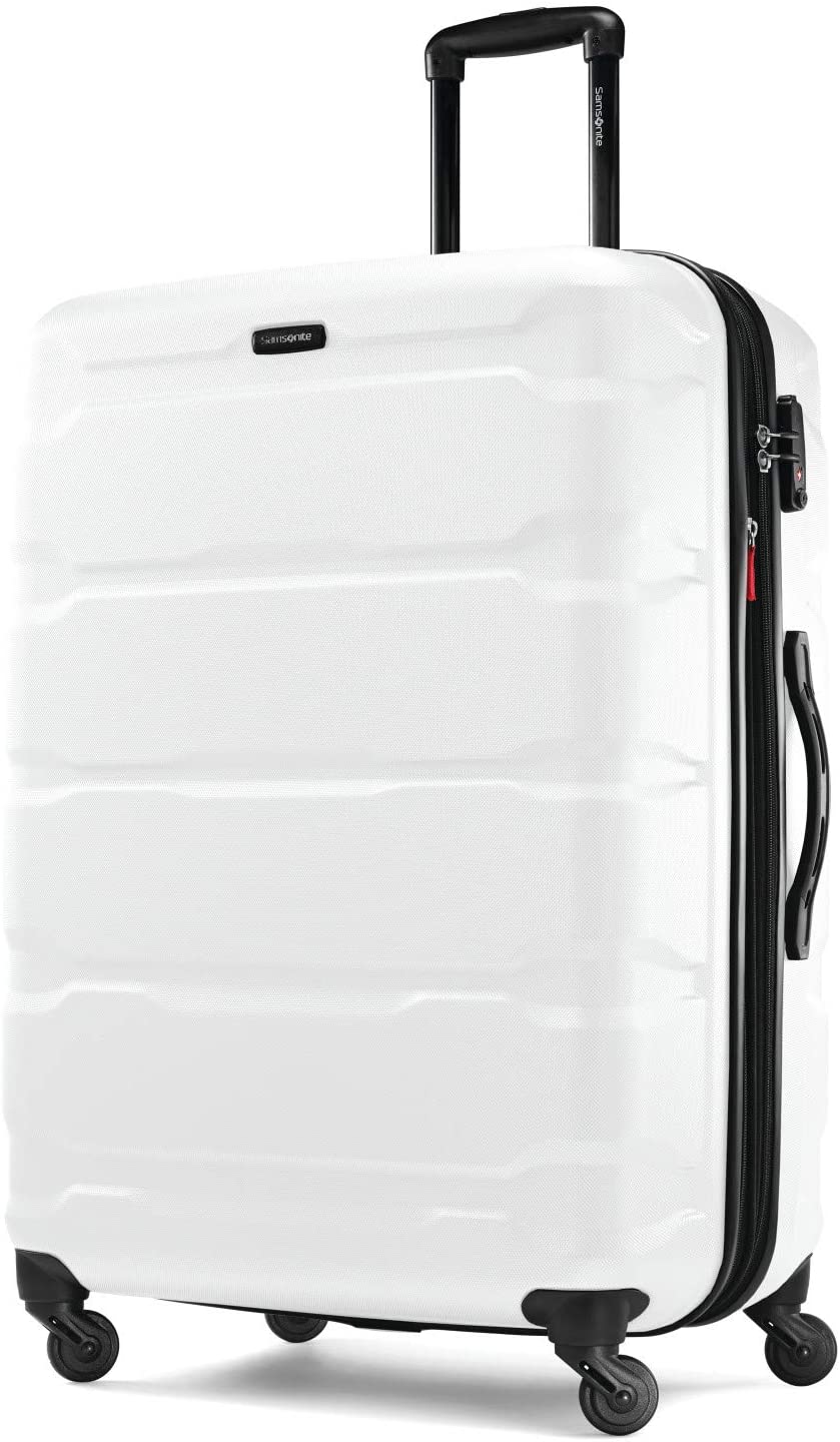 Samsonite Omni PC Hardside Expandable Luggage with Spinner Wheels, Black, Carry-On 20-Inch