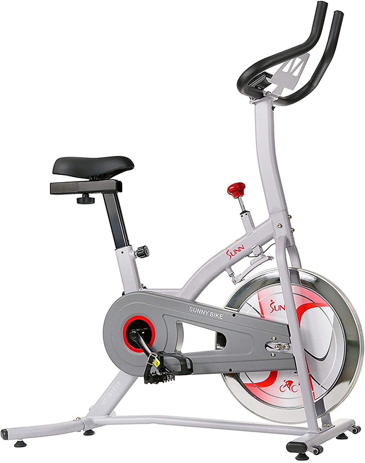 Sunny Health & Fitness Indoor Cycling Exercise Stationary Bike with Digital Monitor - JOY2ESpree