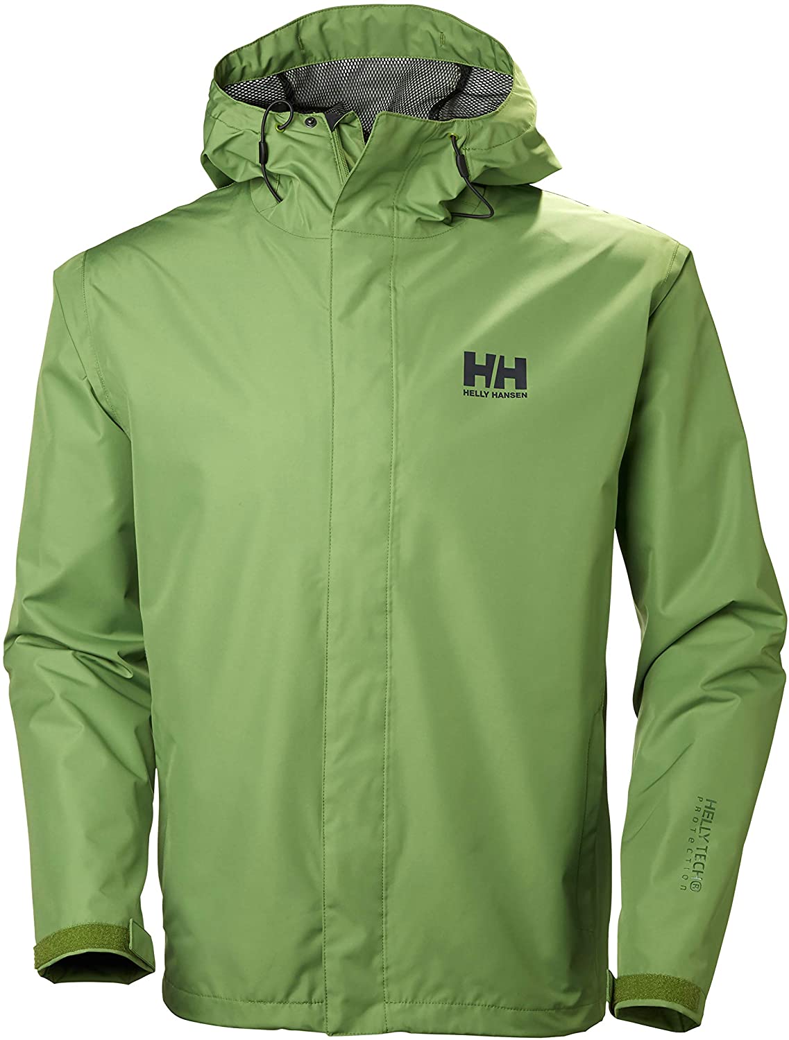 Helly Hansen Men's Seven J Waterproof, Windproof, and Breathable Rain Jacket with Hood