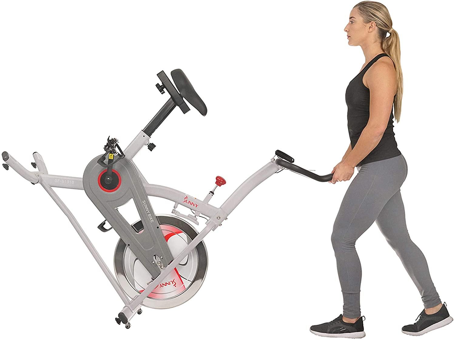 Sunny Health & Fitness Indoor Cycling Exercise Stationary Bike with Digital Monitor - JOY2ESpree