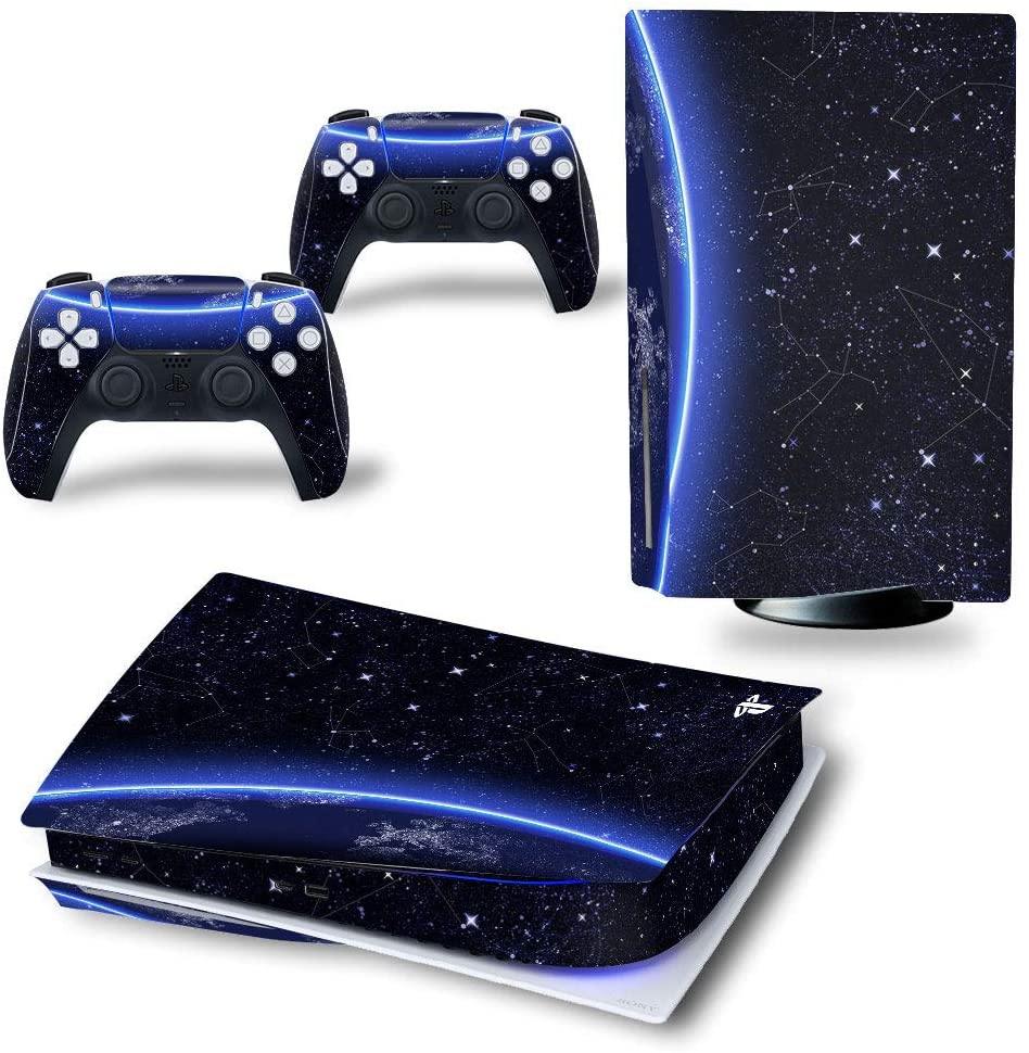 PS5 Console and Controllers Skin for Playstation 5 Disk Version - JOY2ESpree