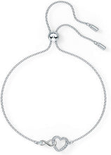 
                        
                          Load image into Gallery viewer, SWAROVSKI Women's Infinity Heart Jewelry Collection, Rose Gold Tone &amp; Rhodium Finish, Clear Crystals - JOY2ESpree
                        
                      