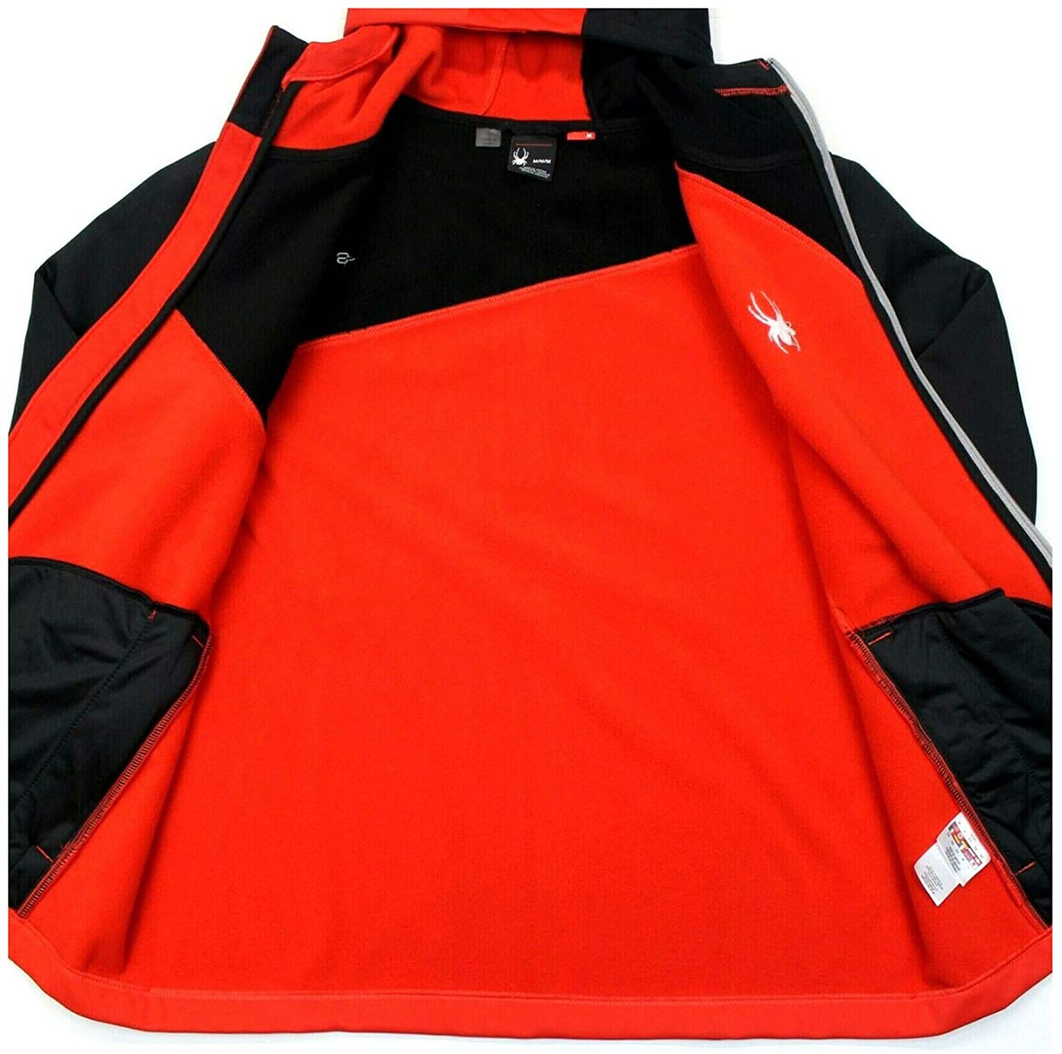 Spyder Mens Hydroweb Hooded Softshell Jacket, Color Variation