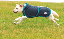 
                        
                          Load image into Gallery viewer, Weatherbeeta Parka 1200D Deluxe Dog Coat (20", Navy/Grey/White)
                        
                      