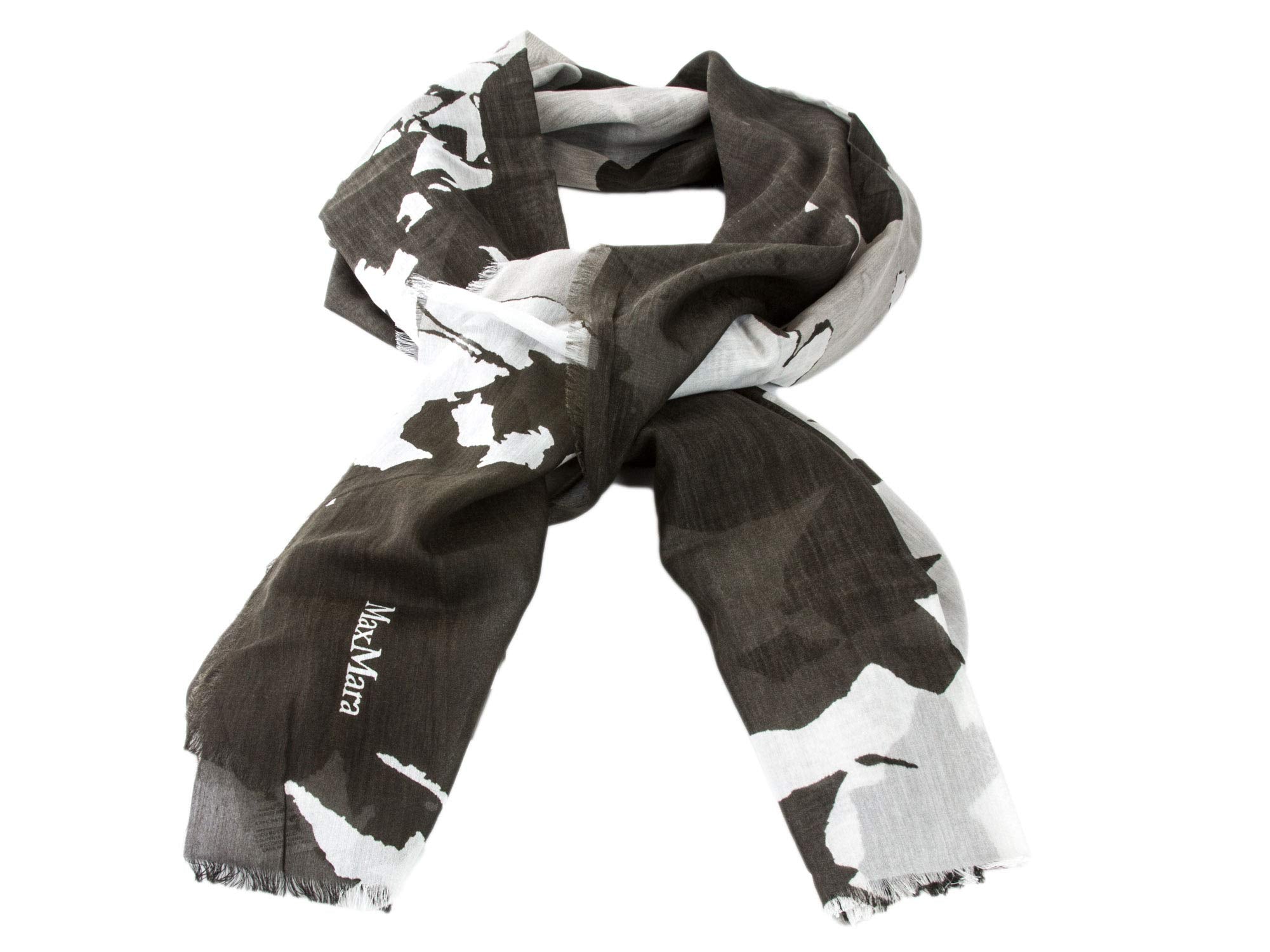 Max Mara Women's Panda Cotton Blend Scarf One Size Sand
