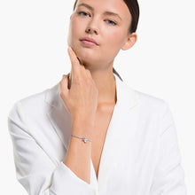 
                        
                          Load image into Gallery viewer, SWAROVSKI Women's Attract Soul Jewelry Collection, Rhodium Finish, Pink Crystals - JOY2ESpree
                        
                      