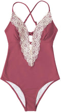 
                        
                          Muat gambar ke penampil Galeri, CUPSHE Fashion Women's Ladies Vintage Lace Bikini Sets Beach Swimwear Bathing Suit
                        
                      