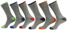 
                        
                          Load image into Gallery viewer, Polo Ralph Lauren 6-Pack Athletic Sports Long Socks
                        
                      