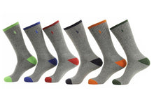 
                        
                          Load image into Gallery viewer, Polo Ralph Lauren 6-Pack Athletic Sports Long Socks
                        
                      