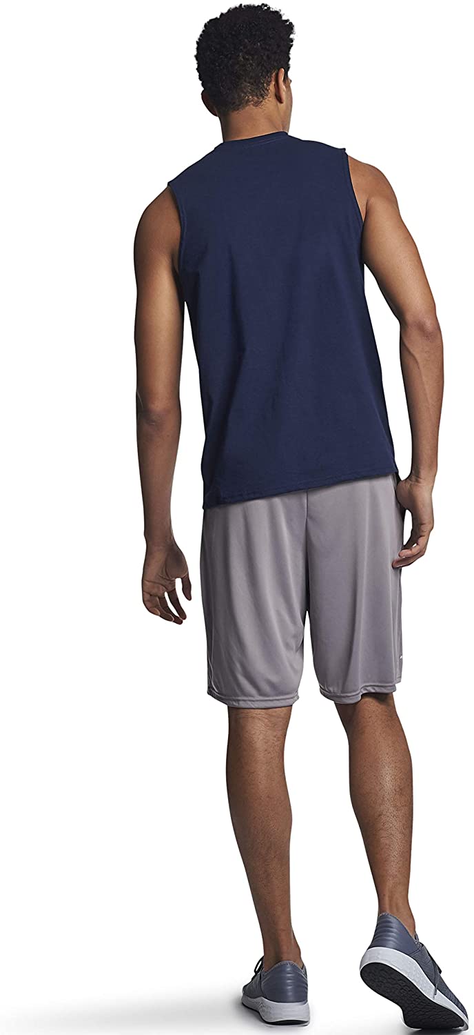 Russell Athletic Men's Cotton Performance Sleeveless Muscle T-Shirt