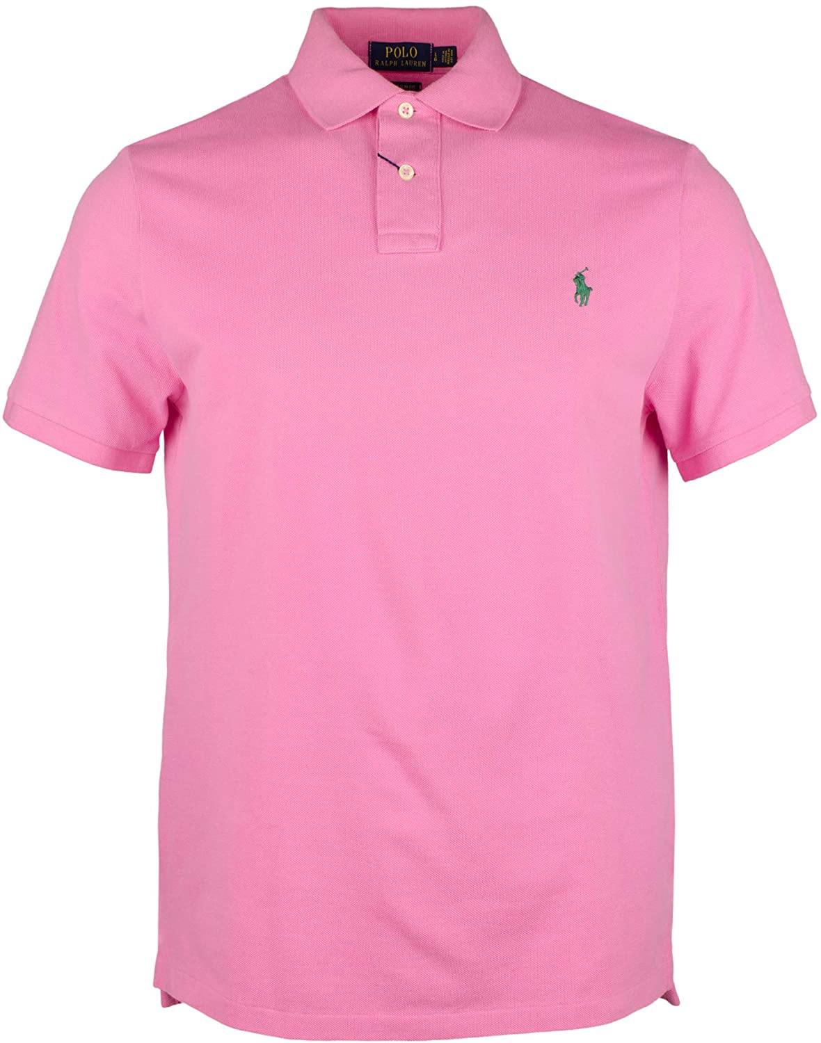 Polo RL Men's Custom Slim Fit Mesh Pony Shirt