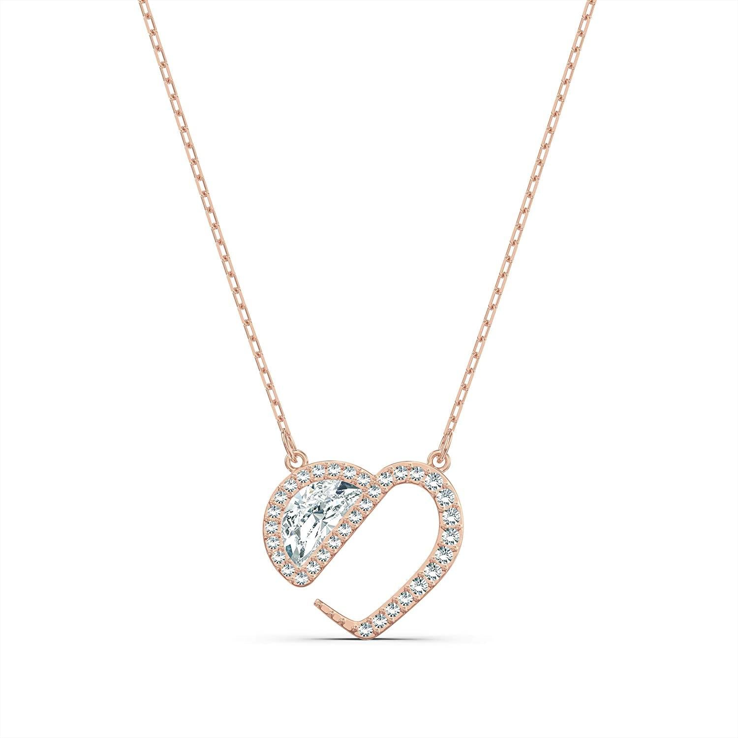 SWAROVSKI Women's Hear Heart Jewelry Collection, Clear Crystals (Amazon Exclusive) - JOY2ESpree