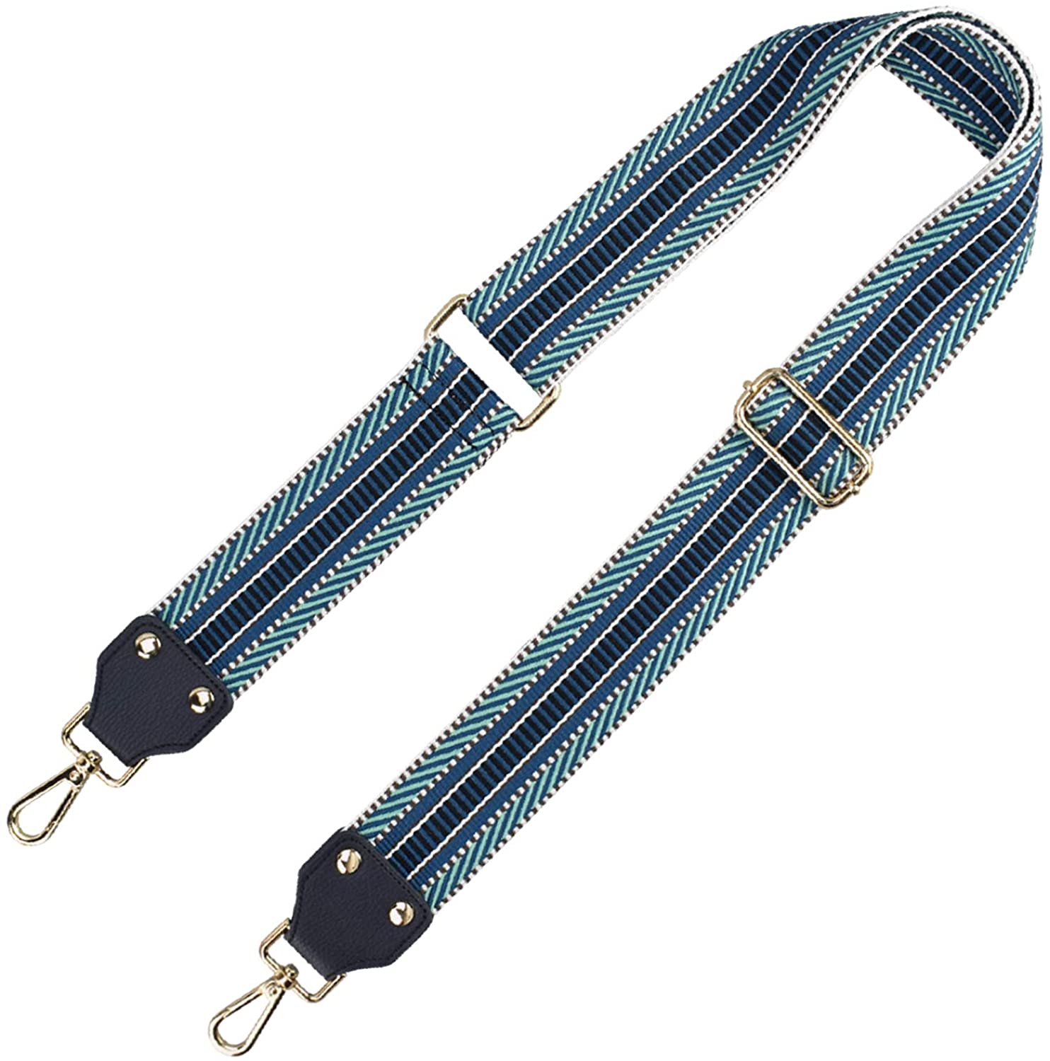 Bag/Purse Strap Replacement Crossbody Shoulder For Women Adjustable Jacquard Woven Cotton Guitar Strap Banjo Strap Style