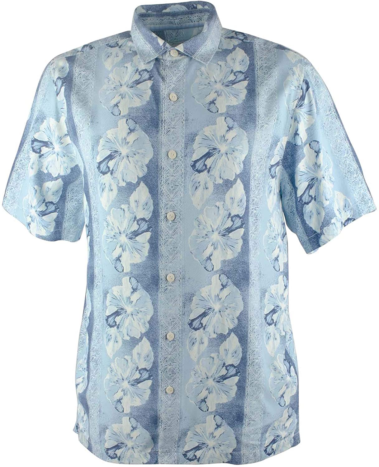 Tommy Bahama Men's Big and Tall Hibiscus Heights Camp Shirt