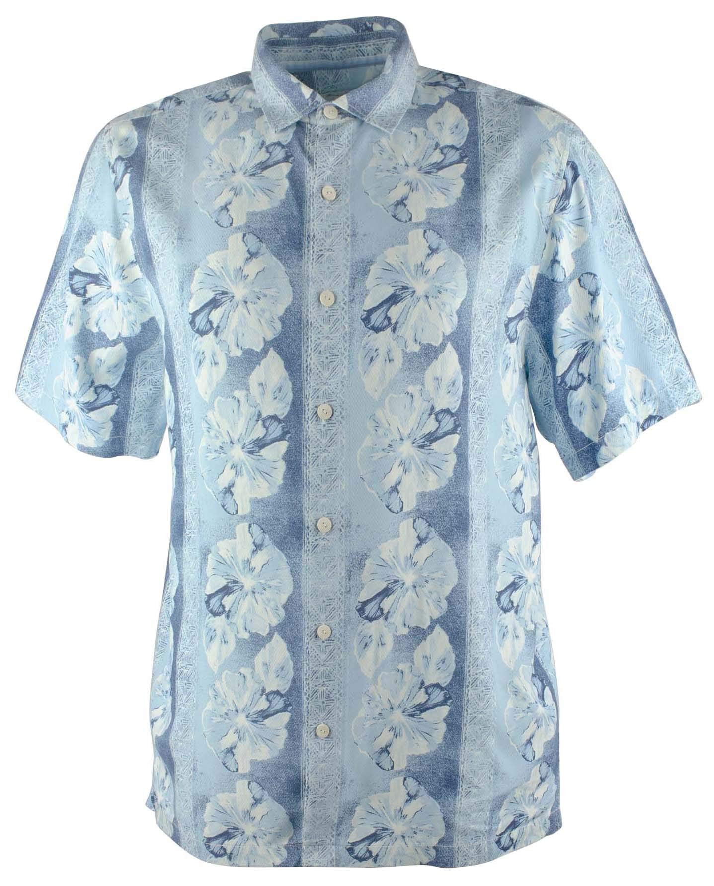 Tommy Bahama Men's Big and Tall Hibiscus Heights Camp Shirt