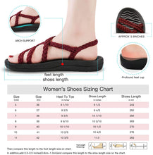 
                        
                          Muat gambar ke penampil Galeri, MEGNYA Women's Comfortable Walking Sandals with Arch Support Waterproof for Walking/Hiking/Travel/Wedding/Water Spot/Beach
                        
                      