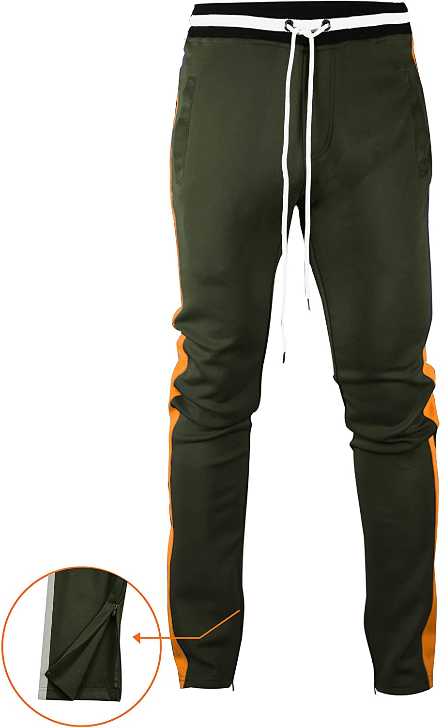 Screenshotbrand Mens Hip Hop Premium Slim Fit Track Pants