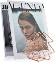 
                        
                          Load image into Gallery viewer, File Sorter Organizer 5 Section Iron Wire Book Ends Magazine Holder Rack Desktop Book Stand to Storage Mail,Paper,Document,Folder,Record - JOY2ESpree
                        
                      