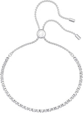 
                        
                          Load image into Gallery viewer, SWAROVSKI Women's Subtle Bracelet Jewelry Collection, Rhodium Finish, Clear Crystals - JOY2ESpree
                        
                      