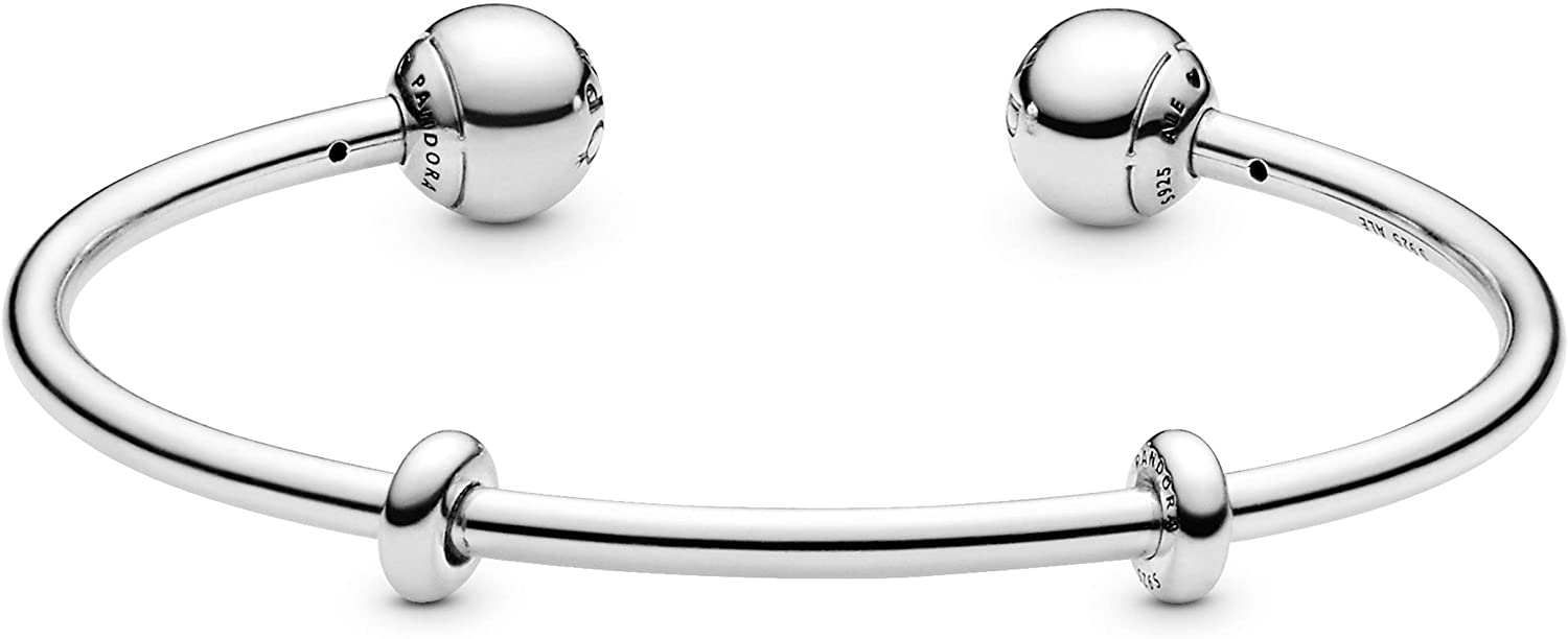 Pandora Jewelry Silver Open Bangle Sterling Silver Bracelet - JOY2ESpree