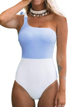 
                        
                          將圖片載入圖庫檢視器 CUPSHE Women's One Piece Swimsuit Color Block One Shoulder Bowknot Bathing Suit
                        
                      