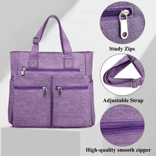 
                        
                          將圖片載入圖庫檢視器 Canvas Tote Bag Waterproof Nylon Multi Pocket Shoulder Bags Laptop Work Bag Teacher Purse and Handbags for Women &amp; Men
                        
                      