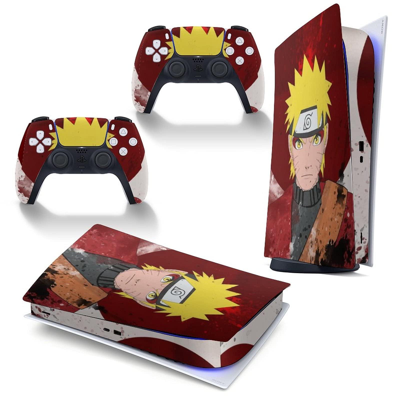 PS5 console controller skin sticker NARUTO IMAGENS PlayStation 5 full body vinyl skin sticker protection decal(Digital edition) - JOY2ESpree