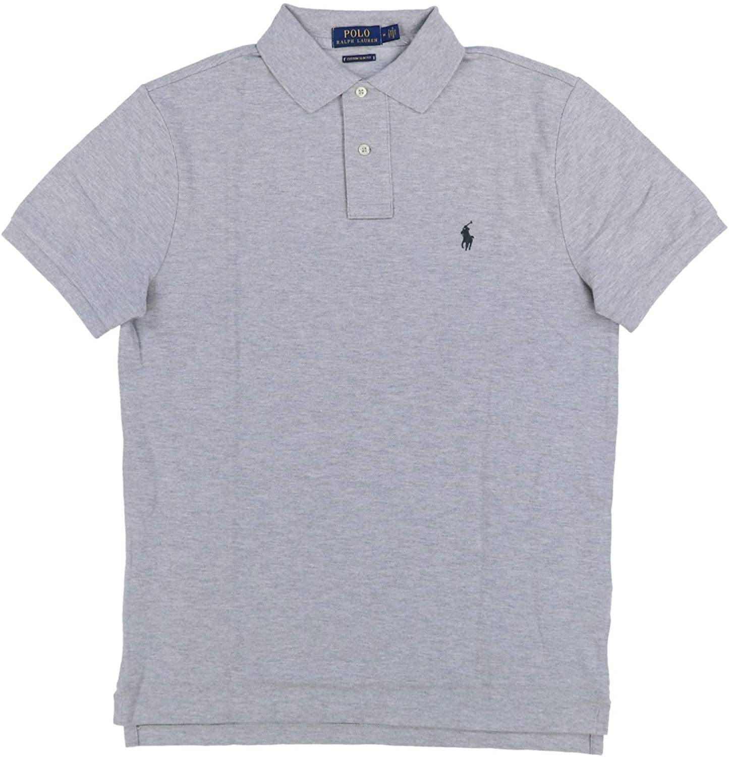 Polo RL Men's Custom Slim Fit Mesh Pony Shirt