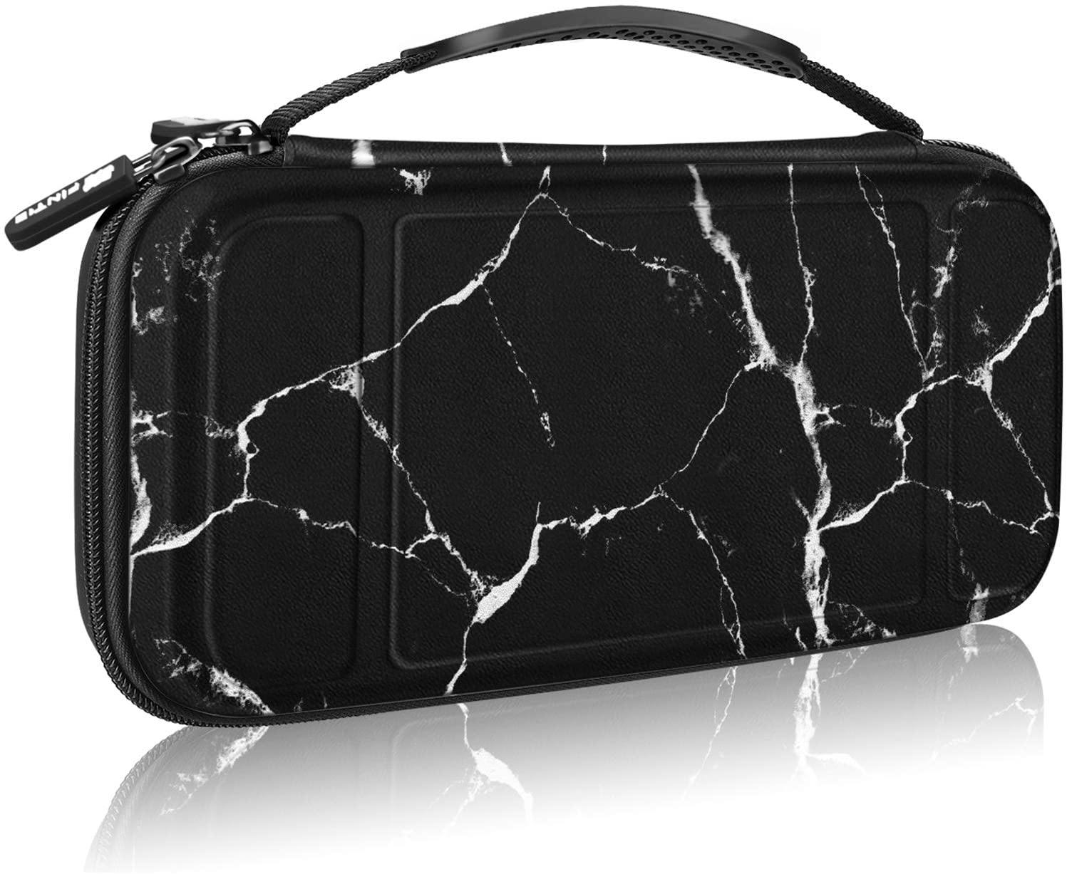 Fintie Carry Case for Nintendo Switch - [Shockproof] Hard Shell Protective Cover Travel Bag w/10 Game Card Slots - JOY2ESpree
