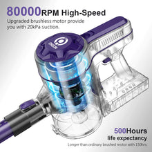 
                        
                          画像をギャラリービューアに読み込む, ONSON Cordless Vacuum Cleaner, Stick Vacuum Cleaner with 20Kpa Super Suction - JOY2ESpree
                        
                      