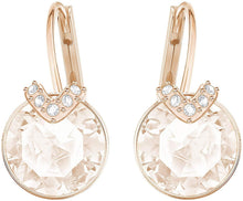 
                        
                          Load image into Gallery viewer, SWAROVSKI Women's Bella V Crystal Earrings Collection, Gray Crystals, Pink Crystals, Clear Crystals - JOY2ESpree
                        
                      