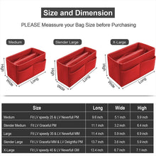 
                        
                          画像をギャラリービューアに読み込む, Purse Organizer Insert, Handbag &amp; Tote Organizer, Bag in Bag, Perfect for Speedy Neverfull and More
                        
                      