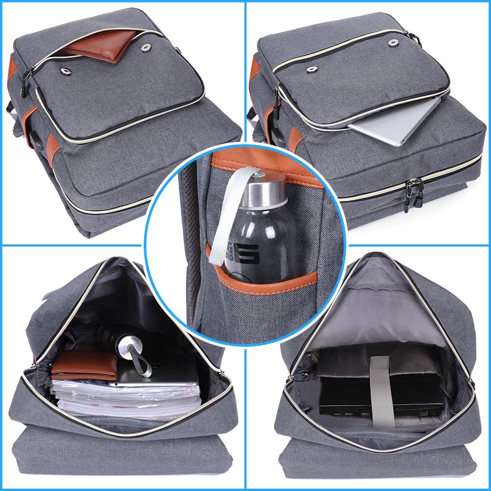 Modoker Vintage Laptop Backpack for Women Men,School College Backpack