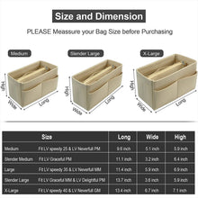 
                        
                          画像をギャラリービューアに読み込む, Purse Organizer Insert, Handbag &amp; Tote Organizer, Bag in Bag, Perfect for Speedy Neverfull and More
                        
                      