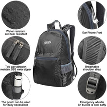 
                        
                          Load image into Gallery viewer, G4Free Ultra Lightweight Packable Backpack Travel Hiking Daypack Handy Foldable Water Resistant Camping Outdoor Backpack
                        
                      