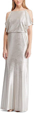 
                        
                          將圖片載入圖庫檢視器 LAUREN RALPH LAUREN Womens Zelder Metallic Blouson Evening Dress - JOY2ESpree
                        
                      