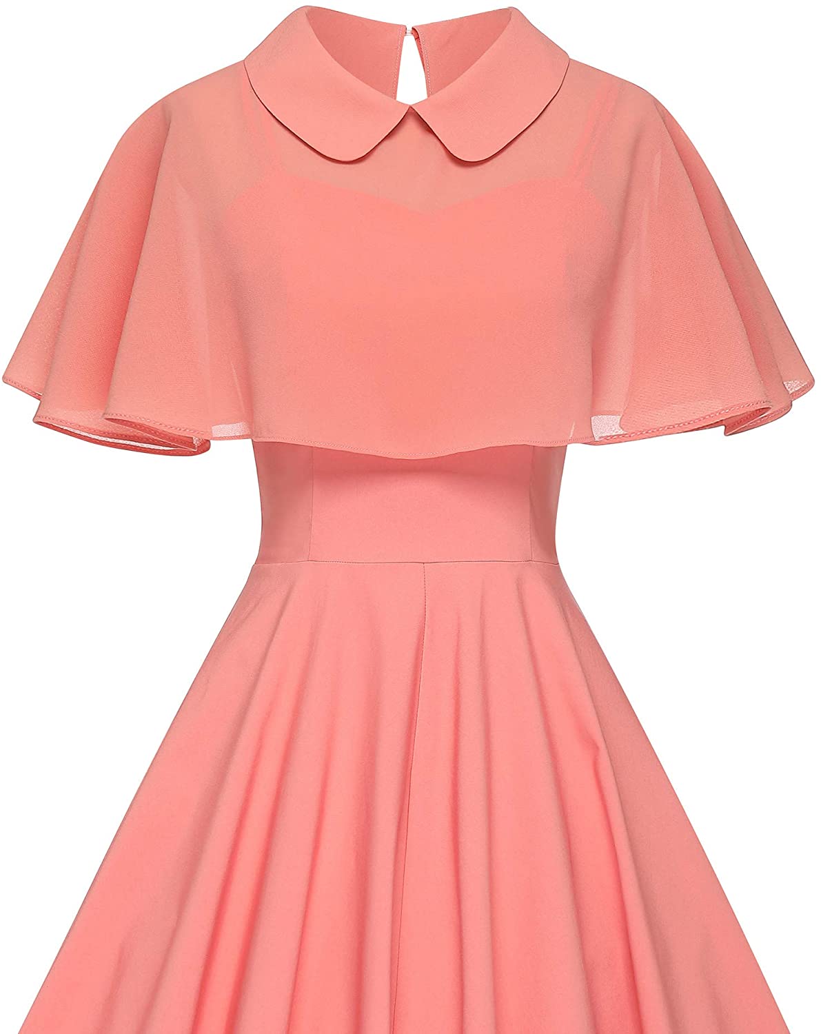 GownTown Women's 1950s Cloak Two-Piece Cocktail Dress