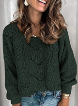 
                        
                          Muat gambar ke penampil Galeri, Dokotoo Womens Cute Soft Crewneck Long Sleeve Hollow Cable Knit Pullover Sweaters
                        
                      