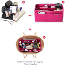 
                        
                          Cargar imagen en el visor de la galería, Felt Purse Organizer, Bag in Bag Organizer For Tote &amp; Handbag Speedy Neverfull, Medium Large Extra Large
                        
                      
