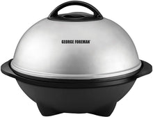 
                        
                          Muat gambar ke penampil Galeri, George Foreman, Silver, 12+ Servings Upto 15 Indoor/Outdoor Electric Grill, GGR50B, REGULAR - JOY2ESpree
                        
                      