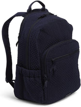 
                        
                          將圖片載入圖庫檢視器 Vera Bradley Women's Microfiber Campus Backpack, Classic Navy, One Size
                        
                      