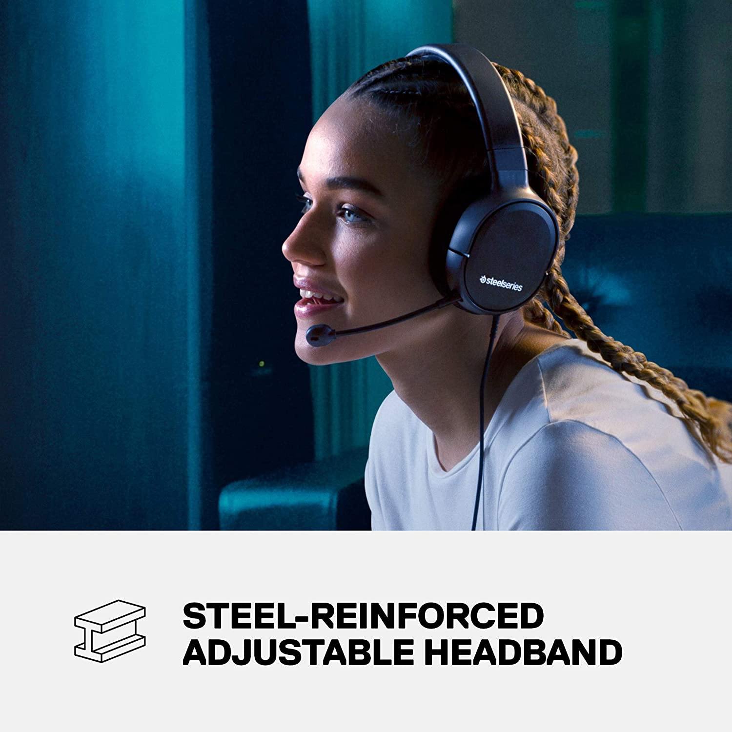 SteelSeries Arctis 3 Console - Stereo Wired Gaming Headset for PlayStation 5 / 4, Xbox Series X|S, Nintendo Switch, VR, Android and iOS - JOY2ESpree